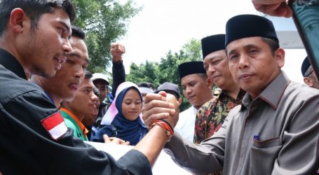 DPRK Aceh Tengah Tampung 6 Poin Tuntutan Mahasiswa dalam Demo Tolak RUU