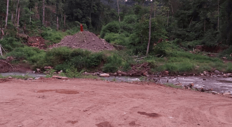 Proyek Bukaan Jalan Geumpang-Pameu Diduga Gunakan Galian C ilegal