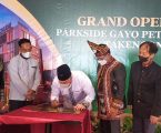 Bupati Shabela Resmikan Hotel Parkside Gayo Petro Takengon