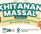 Silaturrahmi ke Gayo, Pesantren Darul Arafah Raya Deli Serdang Gelar Khitanan Massal 