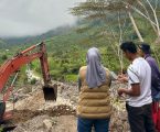 Titik Longsor di Tapak Moge Mulai Diterobos, Alat Berat Milik Ketua DPRK Dikerahkan